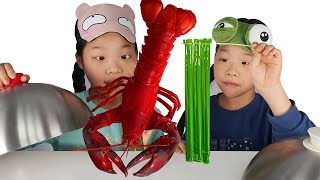 복불복 랍스터 먹방 Take pot luck Lobster Mukbang TwinRoozi 쌍둥이루지