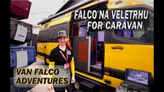 Falco na veletrhu | For Caravan 2024 | VAN FALCO ADVENTURES