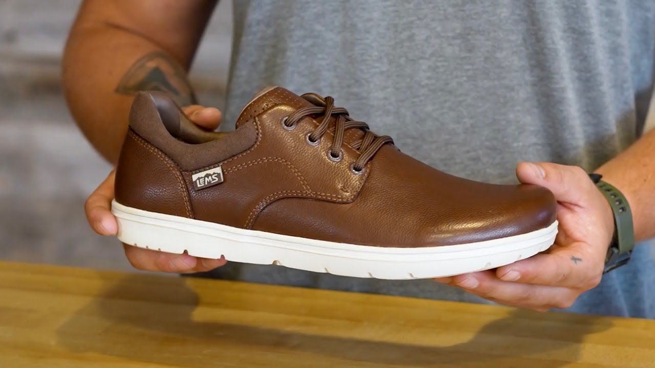 Lems Nine2Five Mens Brown Leather Shoes 40 EU 7.5 US Lems Shoes Nine2Five - Mocha | undefined | Huckberry main image 2