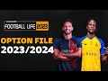 Football life 2023 option file 2024  saudi teams