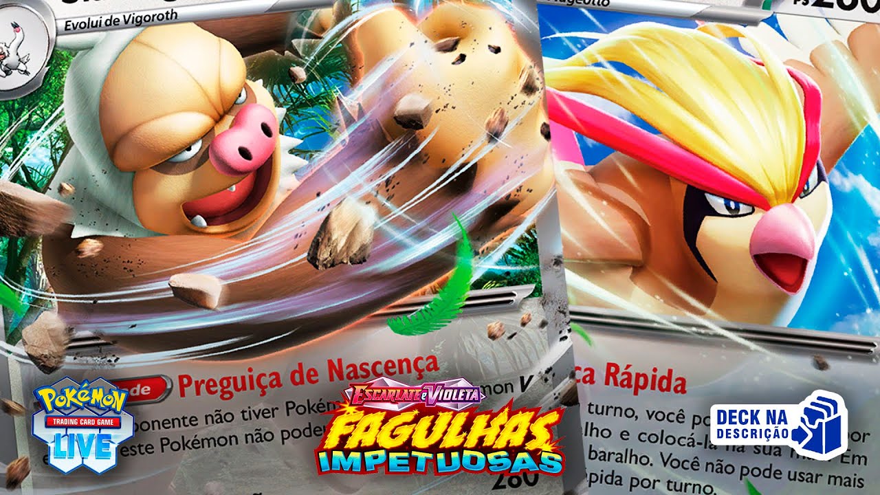 Slaking EX + Pidgeot EX ✊ Anulando a Habilidade Ruim ✊ Deck na Descrição - Pokemon TCG Live