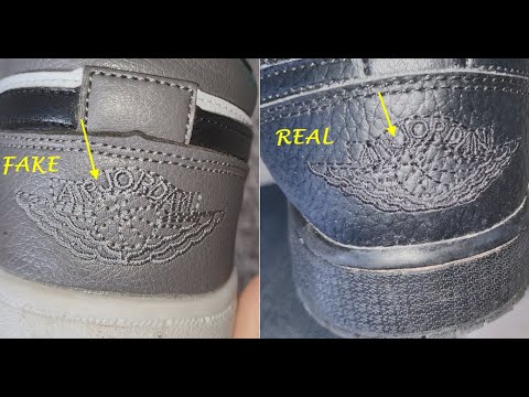 spot fake Nike Air Jordan 1 sneakers 