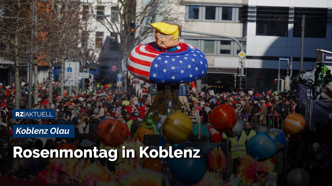 Rosenmontag in Koblenz: „Der größte Zug ever!