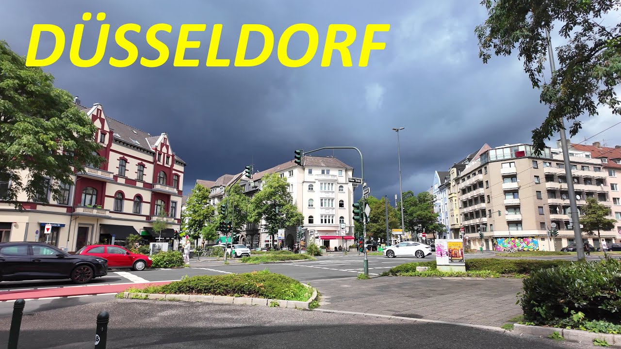 Düsseldorf walkingtour 4K | Pempelfort 2025