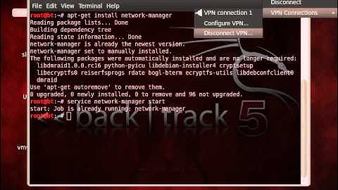 VPN connection on back track 5