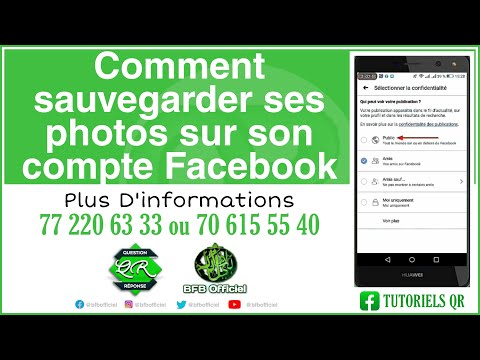 Comment sauvegarder ses photos sur son compte Facebook ??? ( QR )
