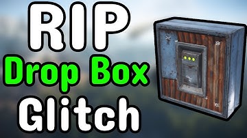 DROP BOX GLITCH IN RUST | Access Through Walls
