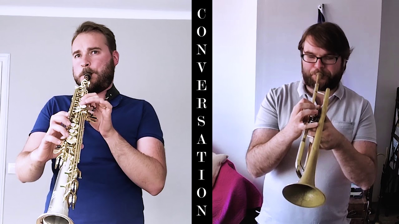 Jazz duets Invention 7 // Lennie Niehaus [Trumpet & Sax cover] YouTube