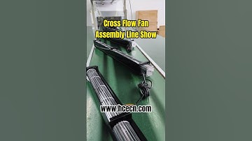 Daily Assembly Line Show of Cross Flow Fan. #factoryproducts #factory #tangential #manufacturing