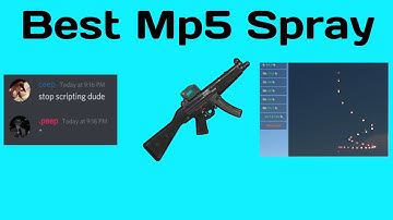 How to get an INSANE MP5 Spray on Rust...