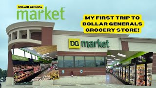 Dg Market Dollar Generals Grocery Store  Fillin Haul  My First Visit