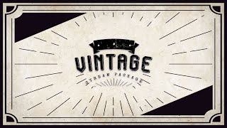 Vintage, Retro Animated Stream Overlay : Old Stream Package
