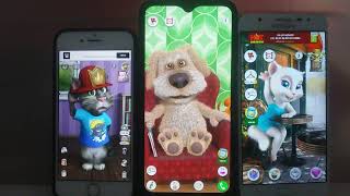 Talking Tom Cat 2 Echo VS Talking Ben Echo VS Talking Angela Echo 775