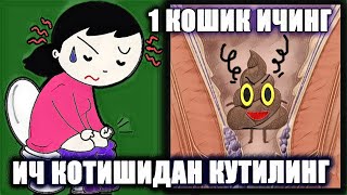 ИЧ КОТГАНДА 1 КОШИК ИЧАСИЗ ШУ ОНДА ХОЖАТГА ЧИКАСИЗ (КАБЗИЯТНИ ИЧ ДАМ БУЛИШИНИ ДАВОЛАШ )