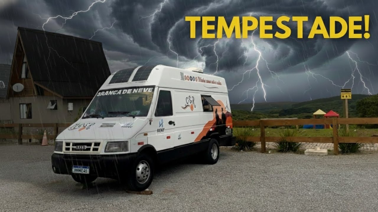 PEGAMOS UMA TEMPESTADE NO MOTORHOME (Deu Medo)