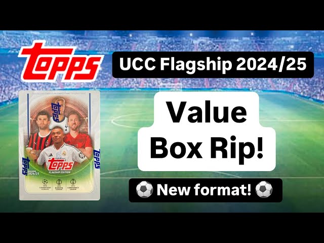 NEW* Topps UCC Flagship 2024/25 Value Blaster Box RIP! Hunting for 