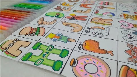 How to draw Alphabet Lore But They Food (A-Z) #youtube #alphabetlore #howtodraw