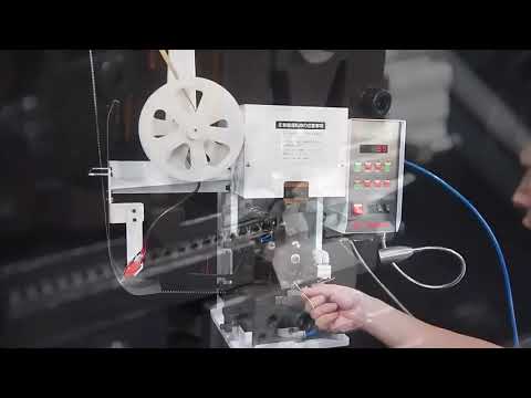 Semi-Automatic Silent Terminal Crimping Machine | Wire Stripping & Crimping Integrated