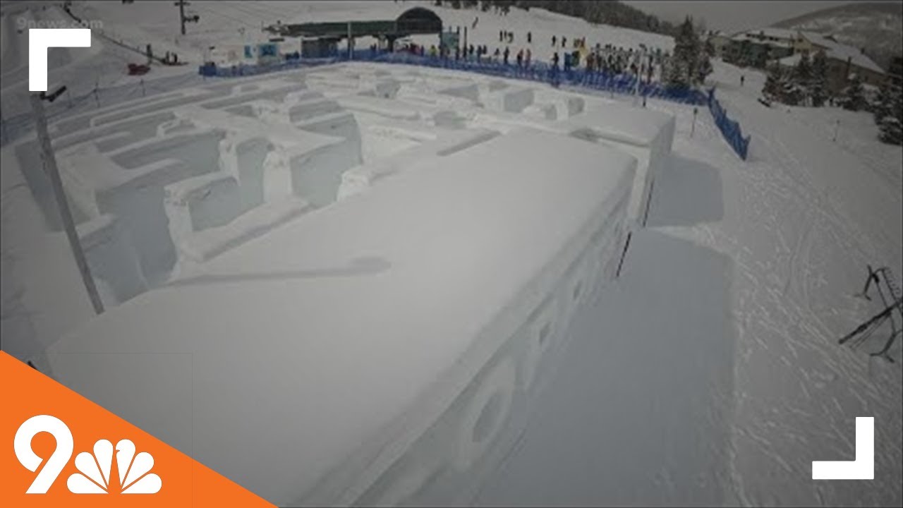 Snow maze offers unique challenge at Copper Mountain YouTube