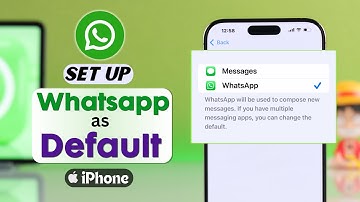 Set WhatsApp As Default Messaging App on iPhone! [How to on iOS]