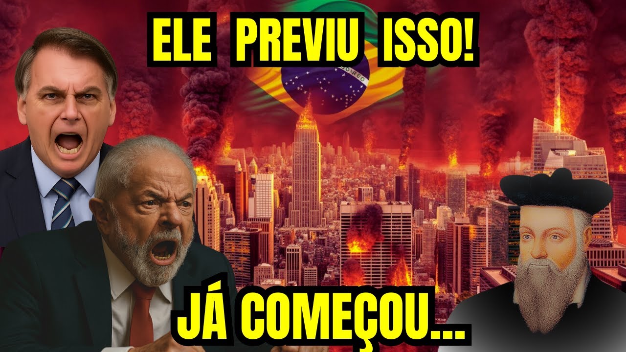 ASSUSTADOR! A PROFECIA DE NOSTRADAMUS SOBRE O BRASIL EM 2026 COMEÇA A SE CUMPRIR AGORA