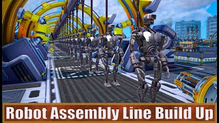 Foundry Robot Assembly Line Build Up