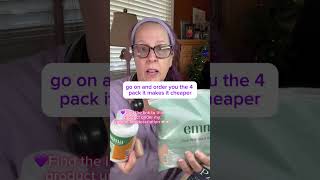 Emma Gut Health 4 pk Gas & Bloating Relief Constipation Help Leaky Gut Repair Digestion Cleanse BM