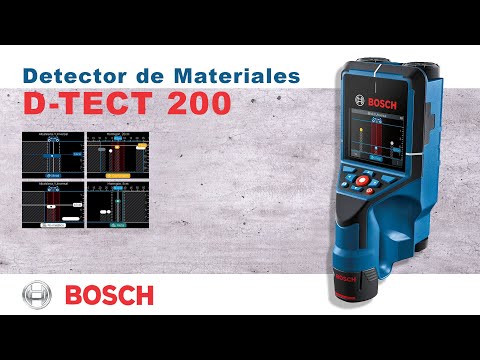 DETECTOR Y ESCÁNER DE MATERIALES BOSCH D-TECT 200 C