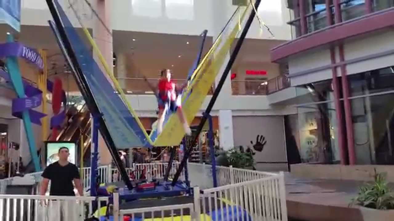 Bungee jump Moreno Valley Mall YouTube