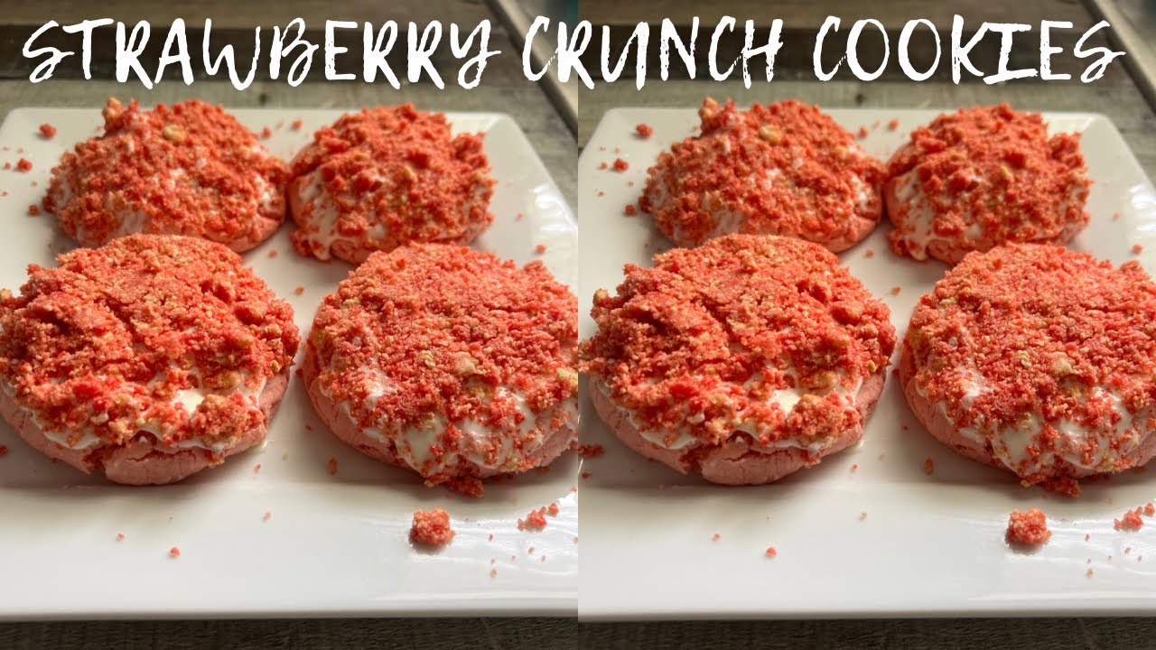 КТО КРАМБЛ??? НАКОНЕЦ-ТО пробую вирусное печенье «Клубничный хруст» из TikTok!! @KeepinUpWithCe