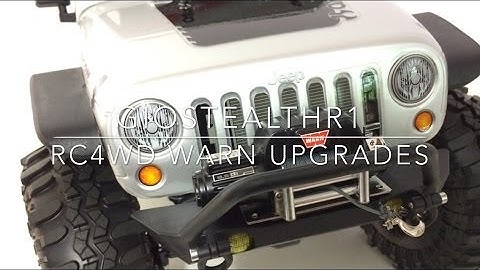 GIOSTEALTHR1 - WARN UPGRADE : Winch / Wireless controller RC4WD