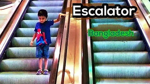 Escalator Learning and Using by Kids-Part1