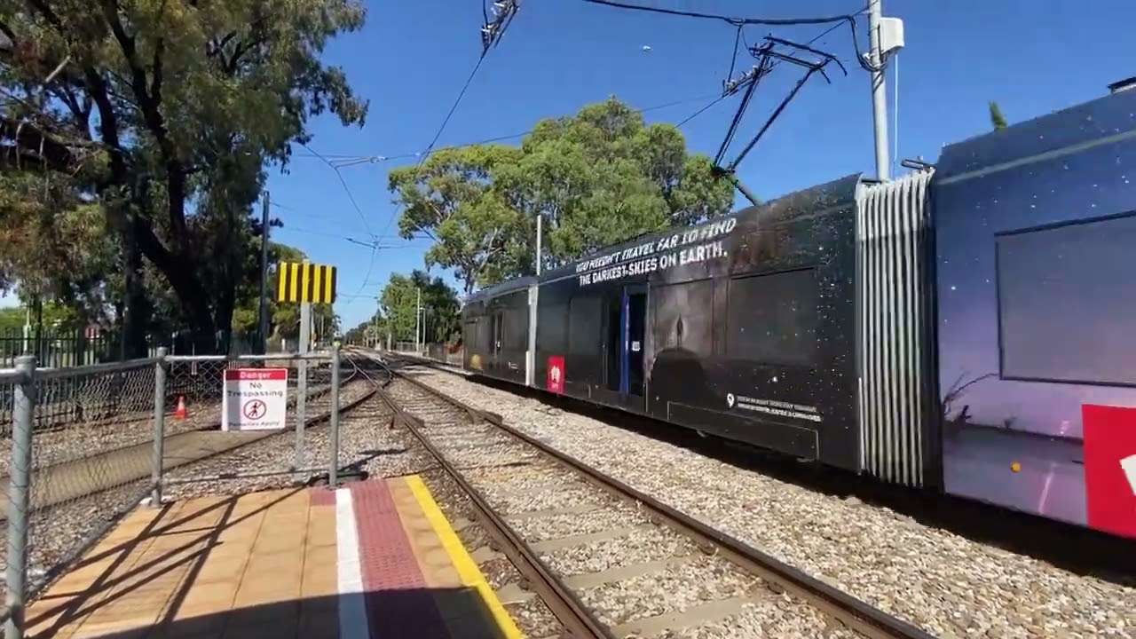 Flexity Tram 106 Approaching Morphett Road Morphettville