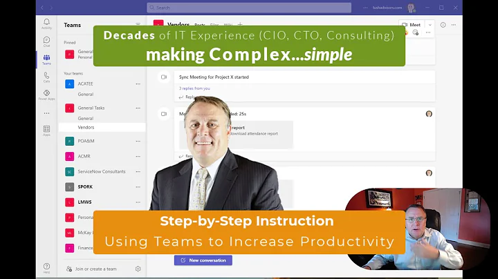 Increase Productivity- Use Microsoft Teams to help...
