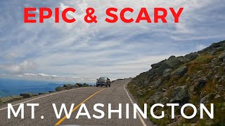 【4K】Scary scenic drive to Mt. Washington Auto Road | Gorham, NH  White Mountains