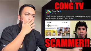 THE CONG TV SCAMMER ISSUE