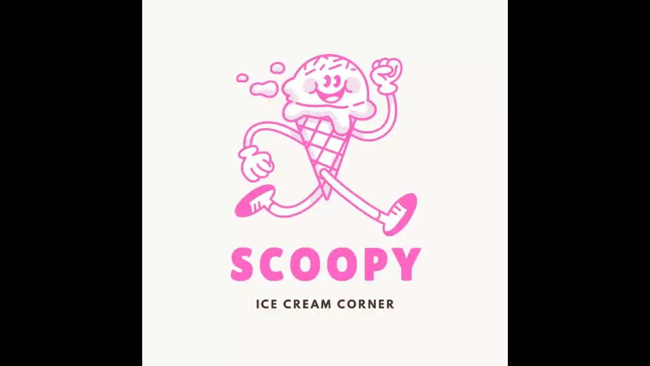 rewrite this title Scoopy Ice Cream Corner Logo Design 🍦✨ | Branding Mockup #shorts