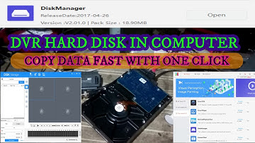 Dahua Cp Plus DVR Hard Disk in Computer Backup Copy Data Fast Hindi Guide | dvr Disk copy tool