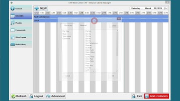 Create music schedule