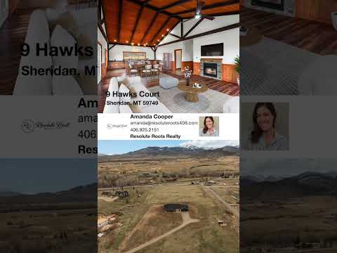 9 Hawks Court, Sheridan, MT home video tour