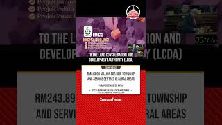 RM243.89 Million for New Township and Service Centres in Rural Areas