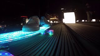 LED Mini-board Penny Skateboard by Makanih - Urban Night Ryde by Robert "Bobby" Gray