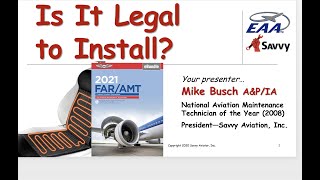 Is it Legal to Install?