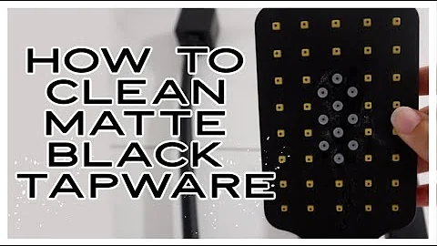 Are black showers easy to clean?