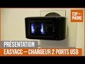 Easyacc  chargeur 2 ports usb test par tfp