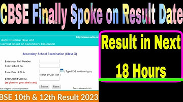 CBSE Results in Next 18 Hours😱 Finally official - Class-10 & 12