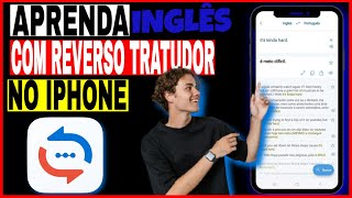 How to Learn English with Reverso Translator App on iPhone Cell Phone