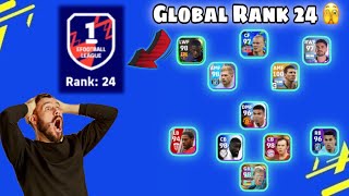Global Rank 24 is my OPPONENT 🥵 | Efootball 2023 Mobile