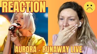 I CRIED A LOT 😭 FIRST TIME REACTING TO AURORA LIVE Runaway (Nobel Prize 2015)