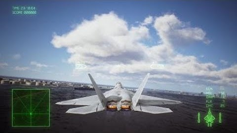 CRANE GLITCH AND STUNT -REDONE- | Mobius 1 (F-22 Raptor) ~ Ace Combat 7